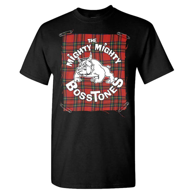 MIGHTY MIGHTY BOSSTONES Plaid Badge Boys Boston T-Shirt