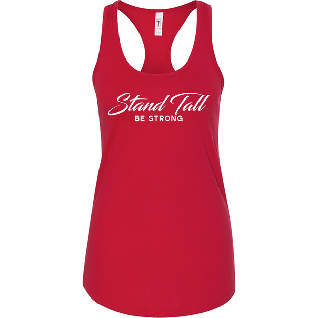 MEMF Stand Tall Be Strong Racerback Tank Top