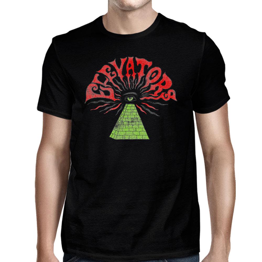 ROKY ERICKSON Elevators Pyramid Eye Black T-Shirt