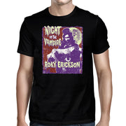 ROKY ERICKSON Night Of The Vampire Black T-Shirt