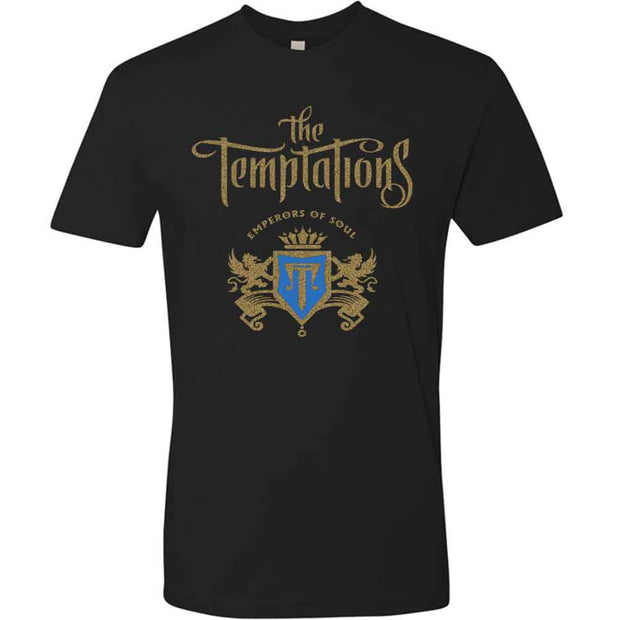 THE TEMPTATIONS Emperors of Soul Crest T-Shirt - Black