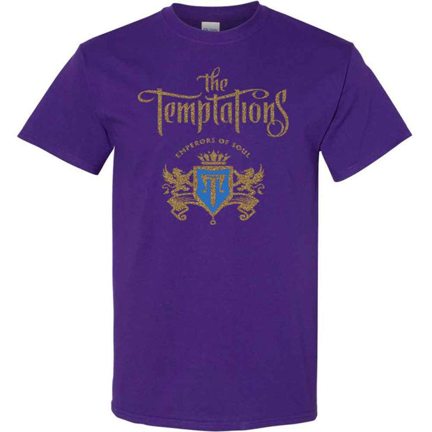 THE TEMPTATIONS Emperors of Soul Crest T-Shirt - Purple