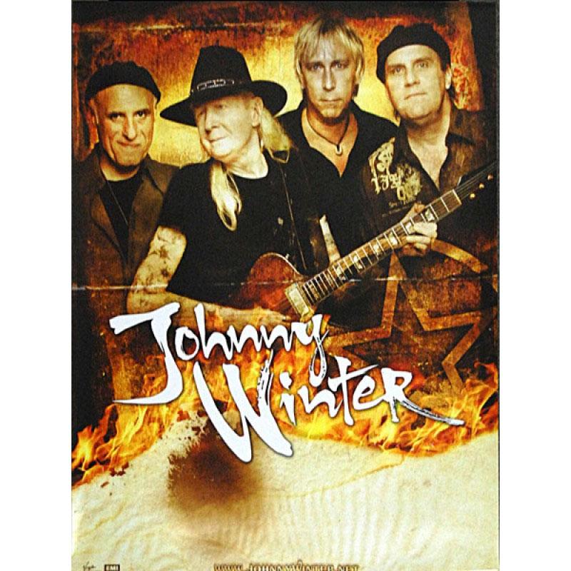 JOHNNY WINTER Band Photo Poster